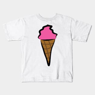 Hand drawn ice cream Kids T-Shirt